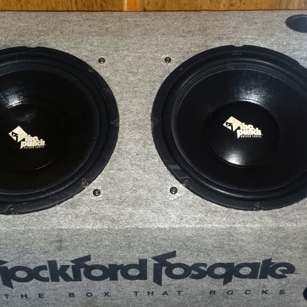 The Iconic classic 1989 Rockford Fosgate "The box that rocks"